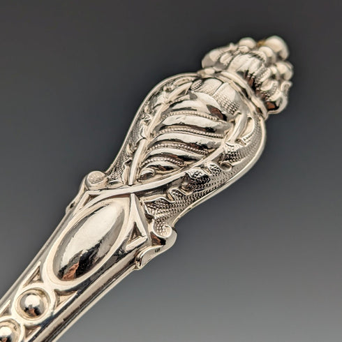 約 1860 年英國古董純銀手柄 4 對餐具 Harrison Brothers & Howson